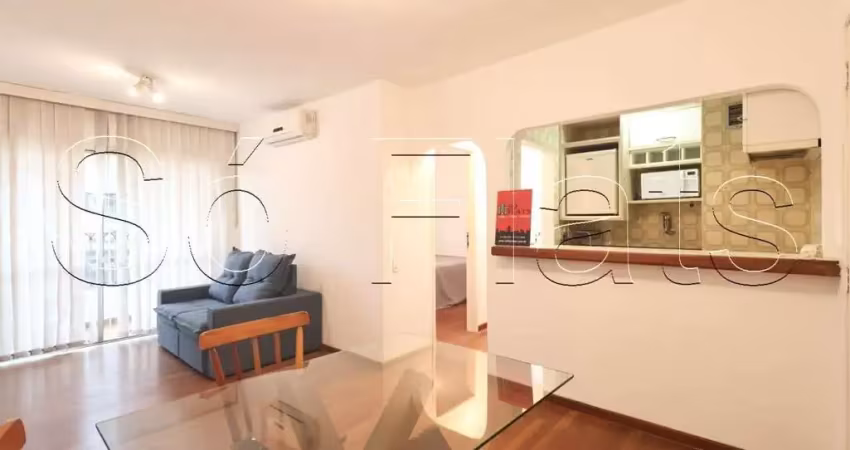 Apto saint thomas, disponível para locação com 57m², 01 dorm e 01 vaga de garagem.