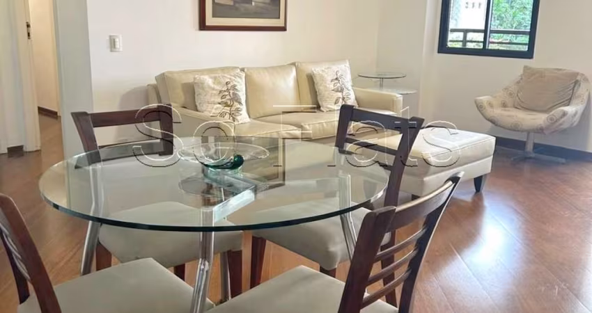 Lindo Flat, alto padrão, com 02 dorms, próximo a Av. Ibirapuera e Shopping Ibirapuera.