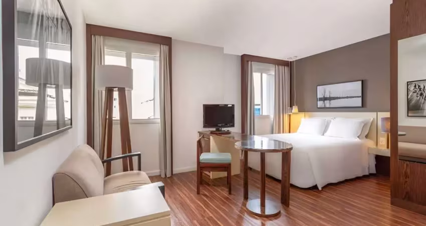 Flat wyndham são paulo paulista disponível para venda com 32m² e 01 vaga de garagem