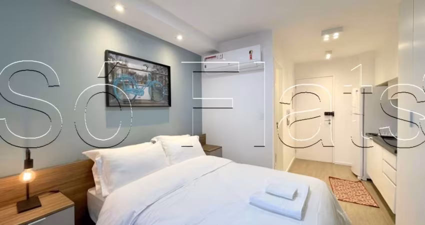 Apto no Residencial You Faria Lima com 24m², 1 dormitório e 1 vaga, disponível para locação.