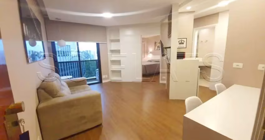 Flat golden tower no itaim bibi disponível para locação com 1 dormitório e 1 vaga de garagem