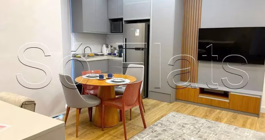 Flat Address, disponível para venda com 42m², 1 dormitório e 1 vaga de garagem