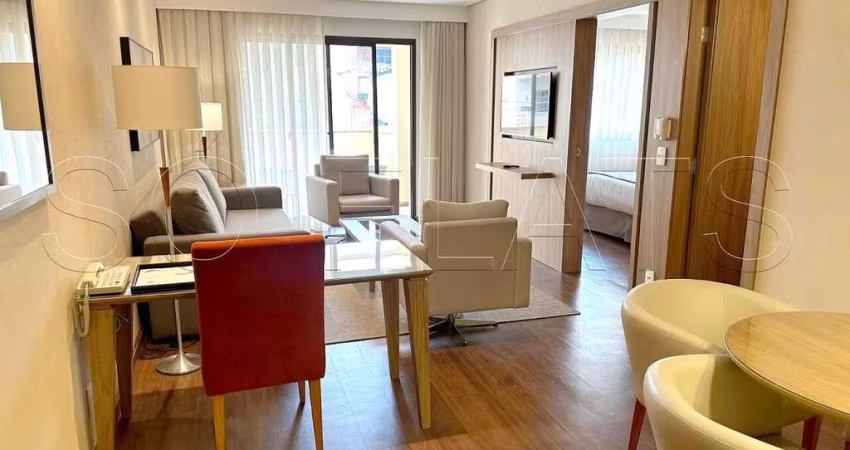 Flat George V Casa Branca disponível para venda com 60m², 01 dorm e 01 vaga de garagem