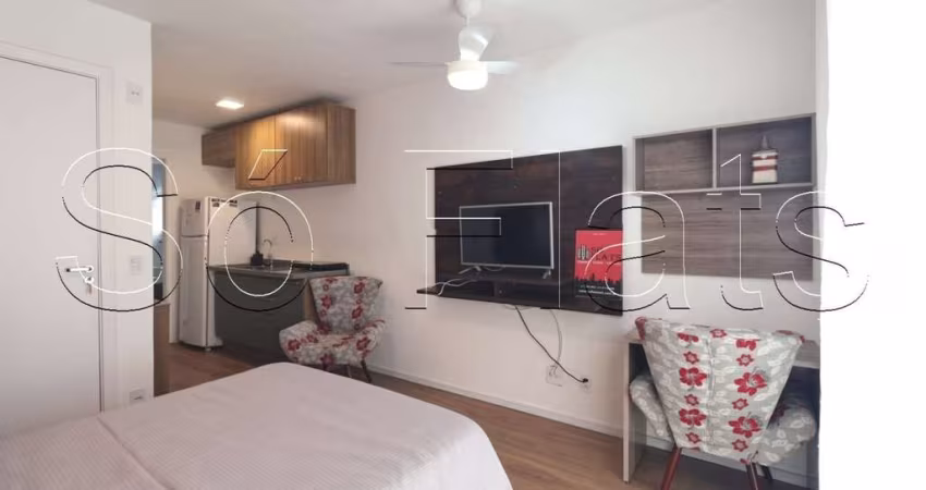 Residencial Bem Viver Design, flat disponível para locação contendo 24m² e 1 dormitório.