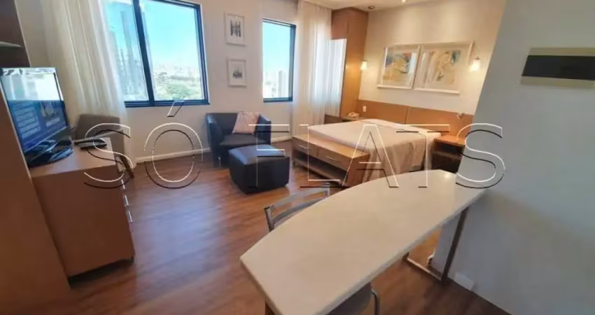 Tryp tatuapé, flat disponível para locação contendo 28m², 01 dormitório e 01 vaga.