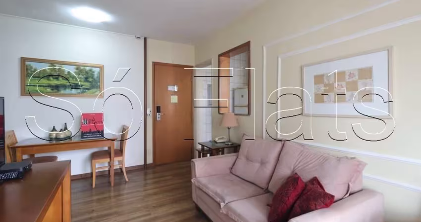 Flat Royal Brooklin disponível para venda com 54m², 02 dormitórios e 02 vagas de garagem