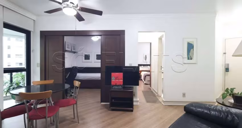 Apto no paradise garden com 60m², 2 dormitórios e 2 vagas no paraiso para locação.