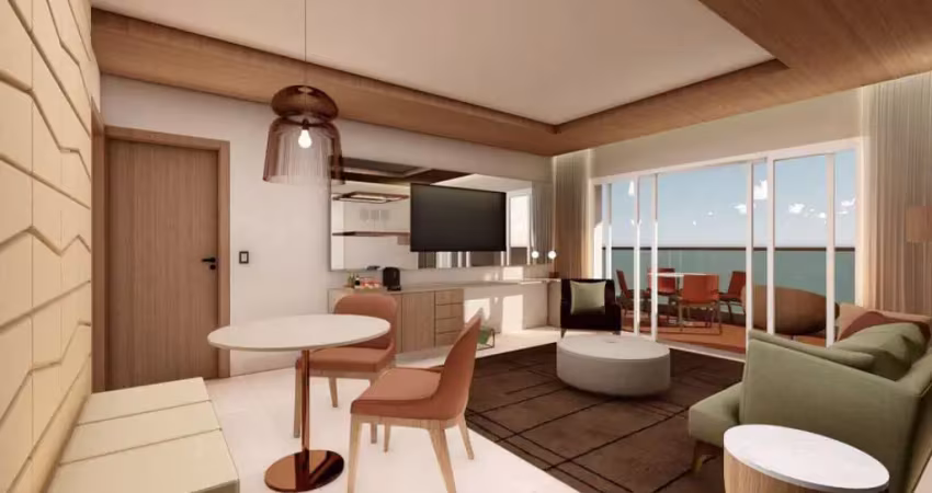 Hard rock hotel fortaleza, apartamento disponível para venda com 48m², 2 dormitórios e 1 vaga