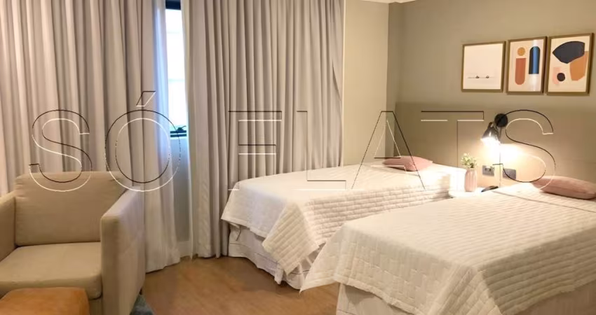 Flat Transamerica Bela Cintra, disponível para venda com 27m², 1 dormitório e 1 vaga