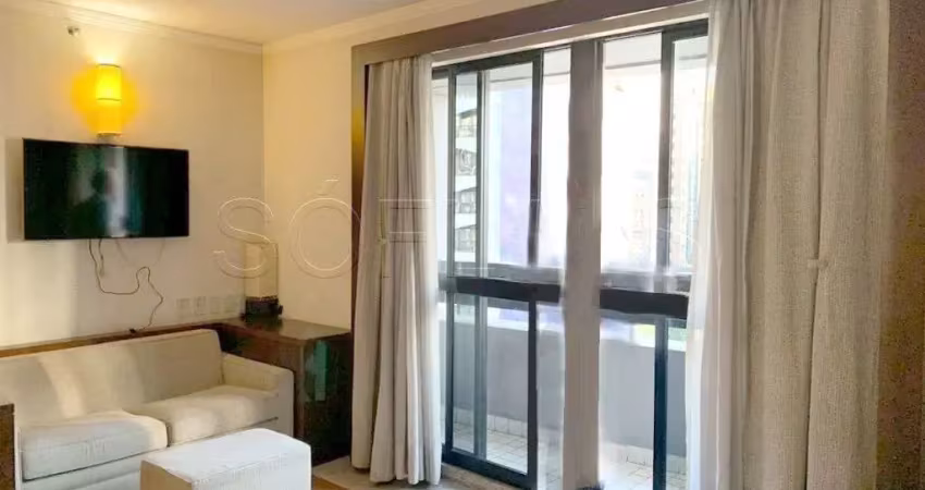 Flat disponível para locação totalmente mobiliado para locação próx a av brig faria lima.