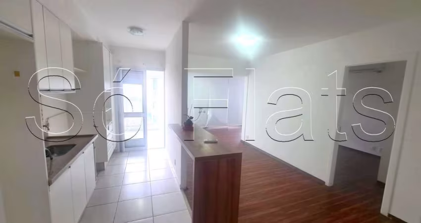 Residencial DNA Pinheiros, flat disponível para locação ao lado da Avenida Brigadeiro Faria Lima.