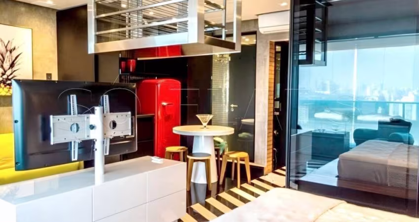 V House Boutique, flat de alto padrão disponível para locação 48m², 1 dorm e 1 vaga.