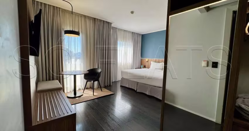 Flat innside são paulo itaim disponível para venda com 27m² e 01 vaga de garagem
