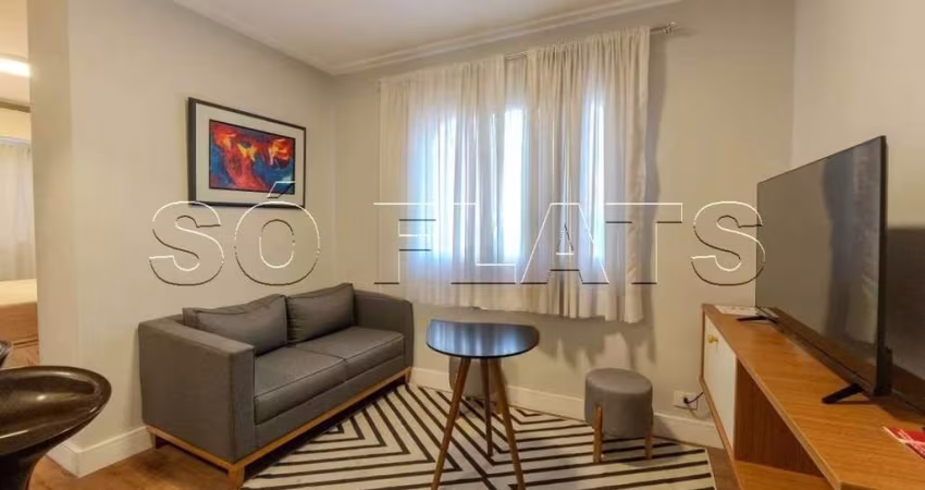 Flat Paulista Flat I, flat disponível para locação com 28m², 01 dorm e 01 vaga de garagem.