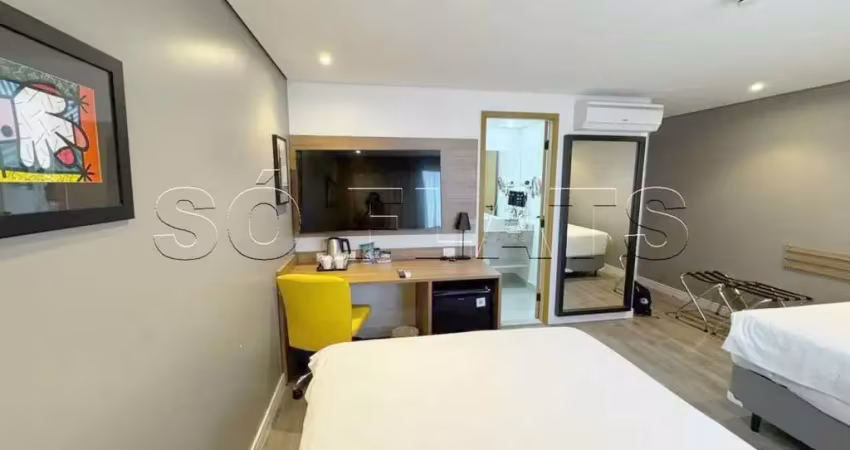Holiday Inn Parque Anhembi, quarto de hotel para investimento com 26m² e 01 vaga de garagem