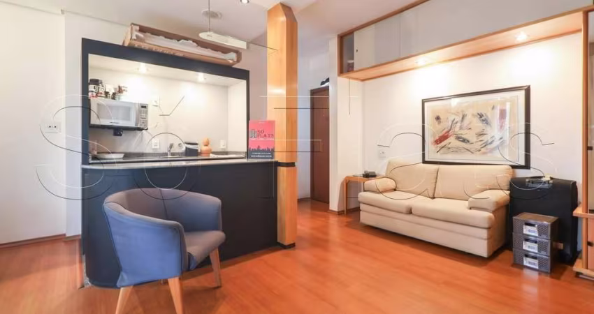 Apto no Address, disponível para locação com 42m², 1 dormitório e 1 vaga de garagem.