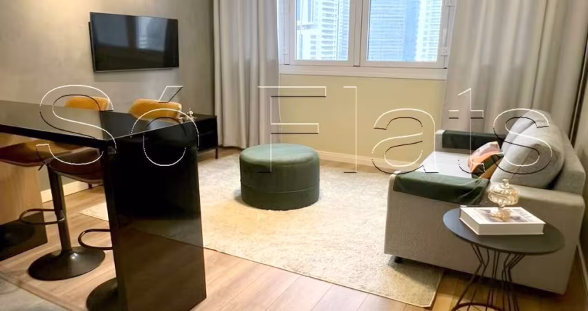 Studio Extension Berrini, apto disponível para locação contendo 38m², 1 dormitório e 1 vaga.