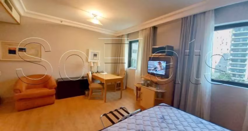 Flat innside higienópolis 1 dormitório 1 vaga disponível locação com entrada imediata.