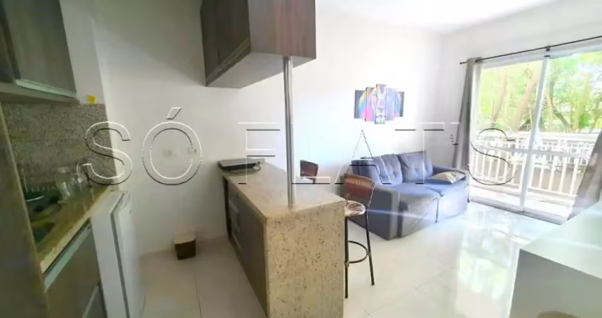 Apartamento mobiliado no morumbi disponível para locação prox. da av. hebe camargo.