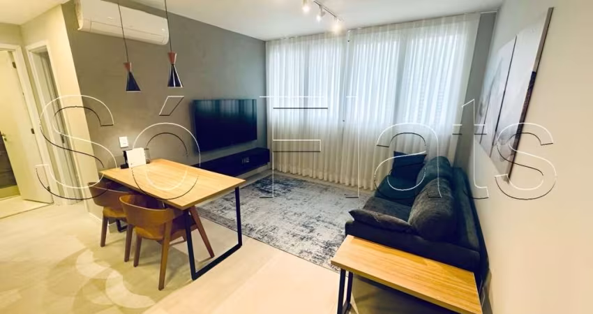 Studio Extension Berrini, apto disponível para locação contendo 38m², 1 dormitório e 1 vaga.