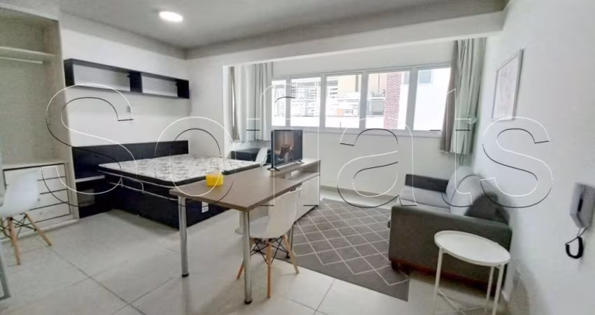 Flat Atrium Augusta 24m² 1 dormitório 1 vaga para locação na Bela Vista.