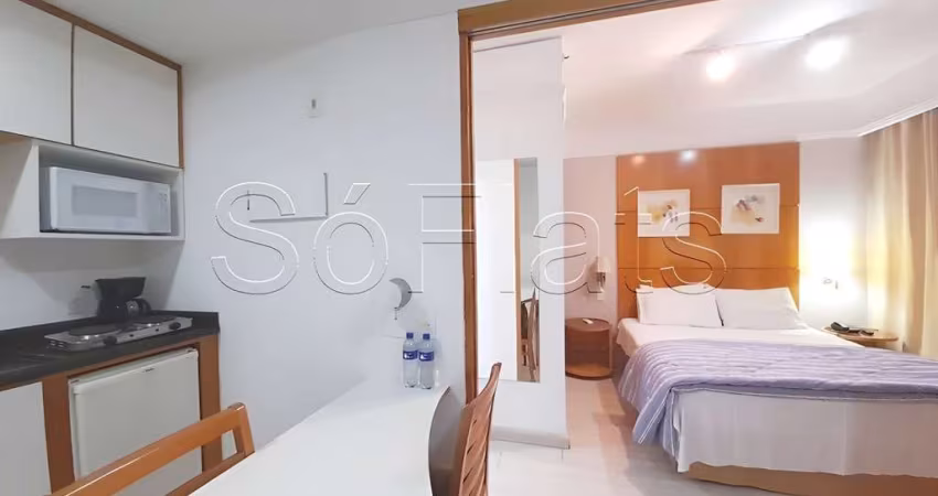 Flat mercure sp privilege, disponível para venda com 30m², 01 dormitório e 01 vaga de garagem