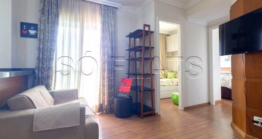 Flat Quality Bela Cintra disponível para venda com 45m², 02 dorms e 01 vaga de garagem