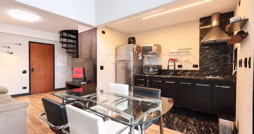 Flat Place Vendome disponível para venda com 53m², 01 dorm e 01 vaga de garagem