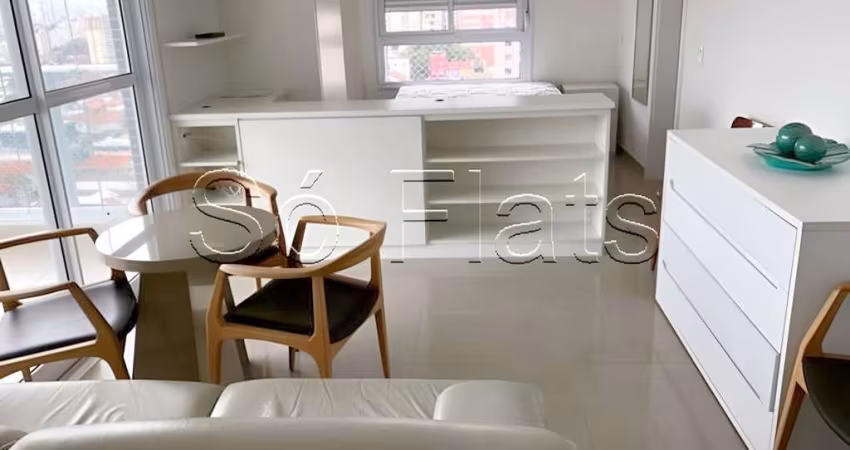 Apartamento para locação na Vila Mariana com 1 quarto e 45m² próximo a Rua Vergueiro.