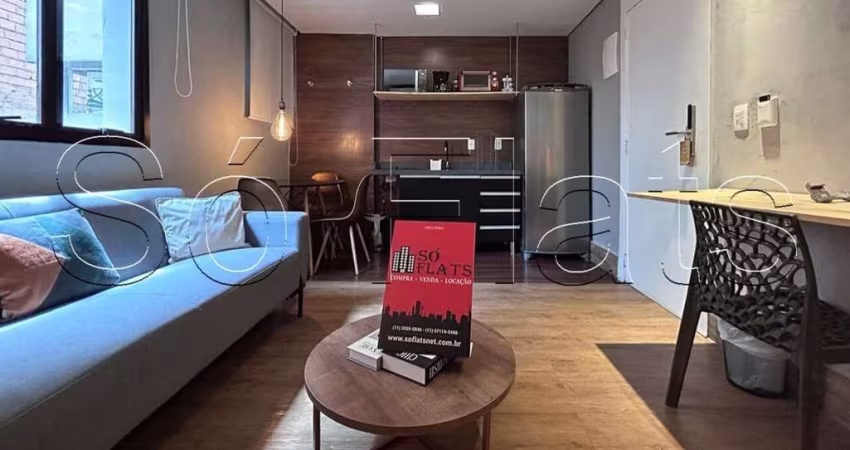 Heritage Residence, flat na Bela Vista disponível para locação contendo 36m² e 1 dormitório.