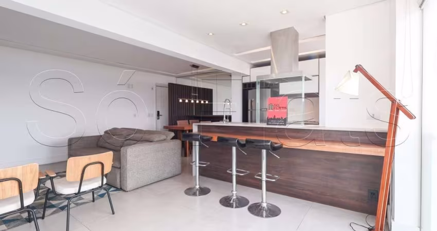 Residencial Thera Berrini, apto disponível para locação no Brooklin totalmente mobiliado.