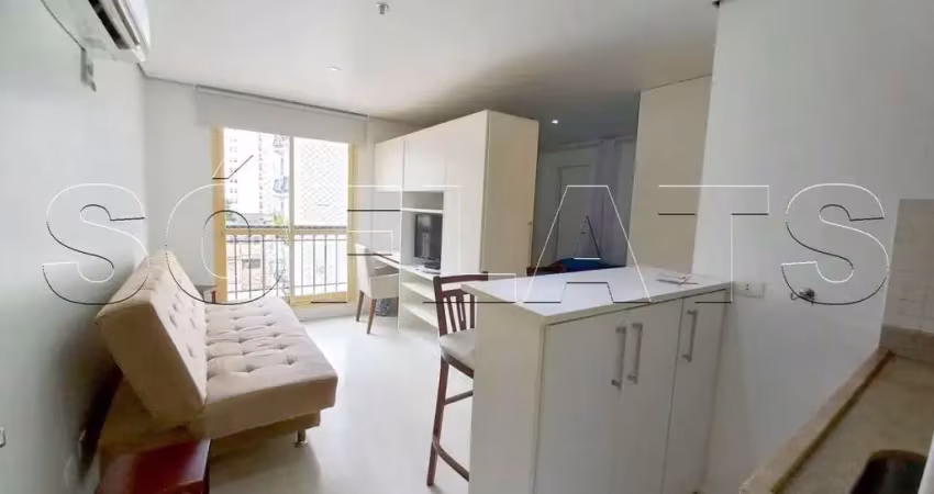 Fçat no jardins metropolis 27m², 1 dormitório e 1 vaga disponível para locação.