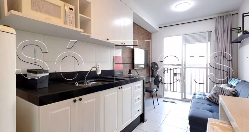 Residencial Galeria 635, flat disponível para locação contendo 35m² e 1 dormitório e 1 vaga.