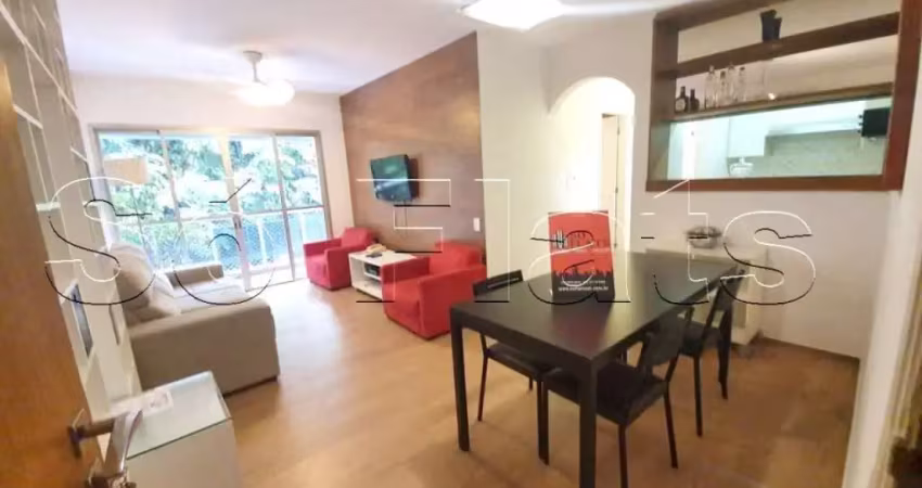 Flat no saint charles com 65m², 2 dormitórios e 2 vagas de garagem, disponível para locação