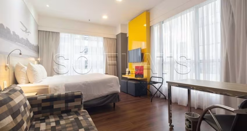 Flat Wyndham Nortel disponível para venda com 32m², 01 dorm e 01 vaga de garagem