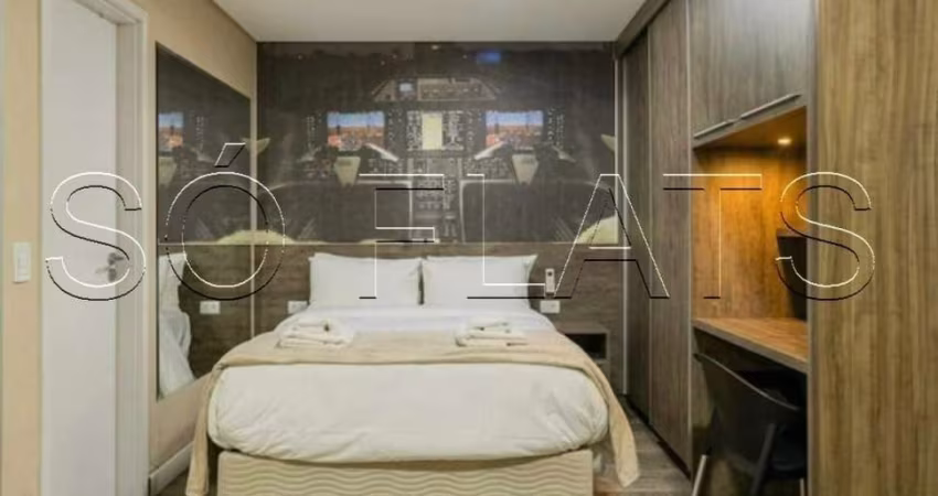 Apartamento de 35m² no Campo Belo  com 1 dormitório, 1 vaga.