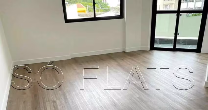Flat Columbia disponível para locação com 43m², 01 dormitório e 01 vaga de garagem.