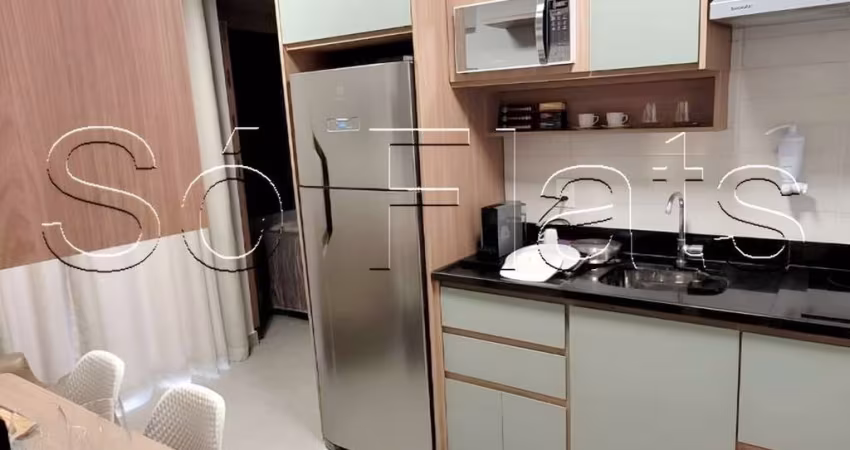 Studio Go Campo Belo, apartamento disponível para locação com 25m² e 1 dormitório