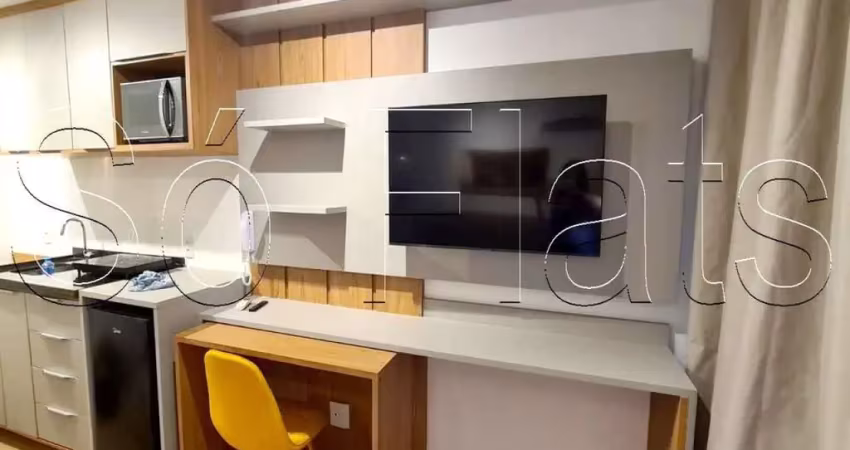 Studio is moema, flat bem localizado, próximo do shopping com 26m² e 1 dormitório.