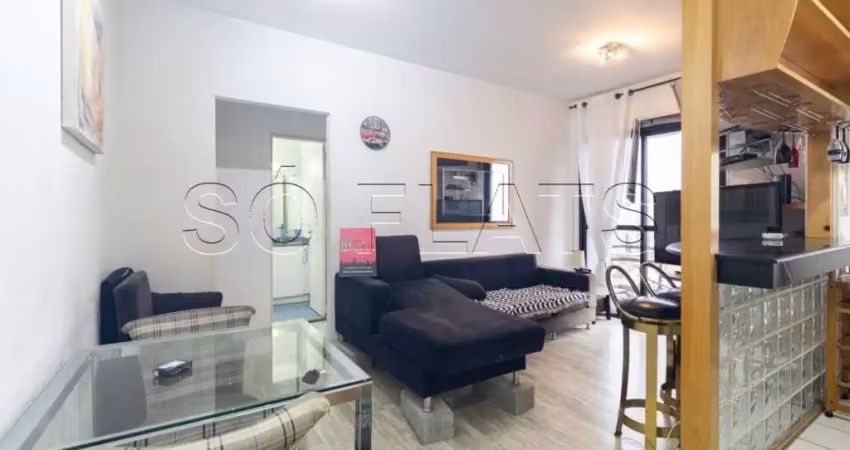 Flat no spazio vitae contendo 41m², 1 dormitório e 1 vaga, disponível para locação na saúde.