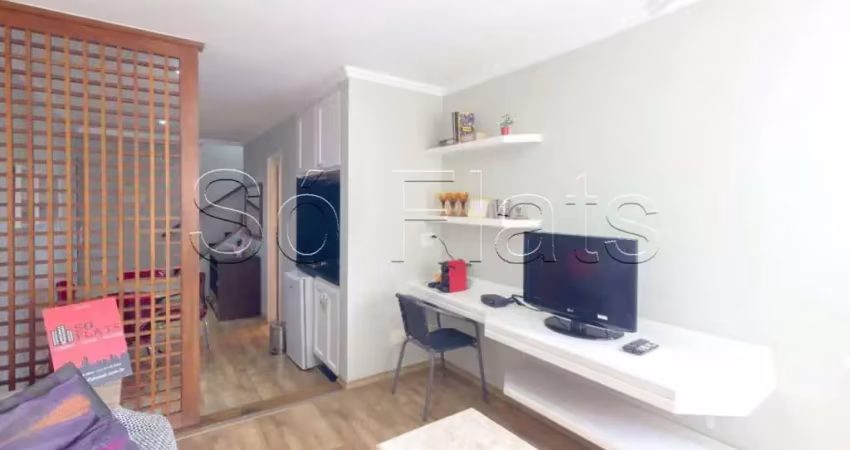 Flat na cobertura disponível locação prox. ao Metrô Oscar Freire e Av. Paulista