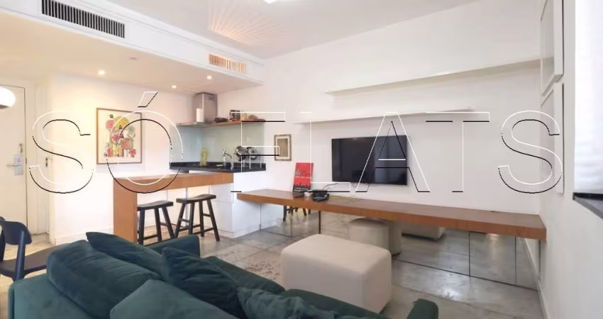 Flat Le Premier, disponível para venda com 49m², 1 dormitório e 1 vagada de garagem