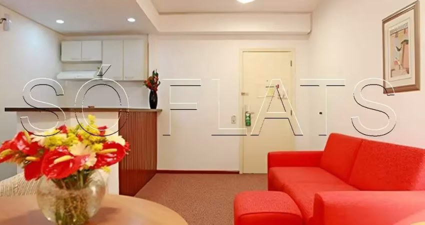 Flat no Space Valley disponível para locação com 36m², 01 dormitório e 01 vaga de garagem
