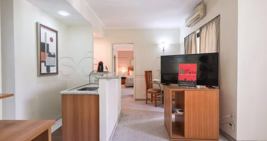Flat Clarion Faria Lima disponível para venda com 57m², 01 dorm e 02 vagas  de garagem