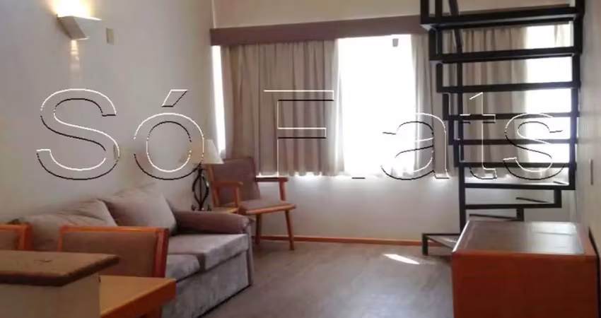 Villaggio, apto disponível para locação contendo 45m², 1 dormitório e 1 vaga de garagem.