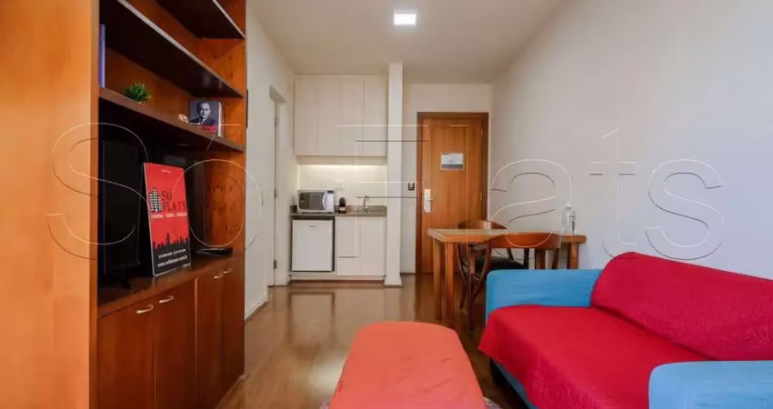 Flat Grand Mercure Itaim disponível para venda com 34m², 01 dormitório  e 01 vaga de garagem