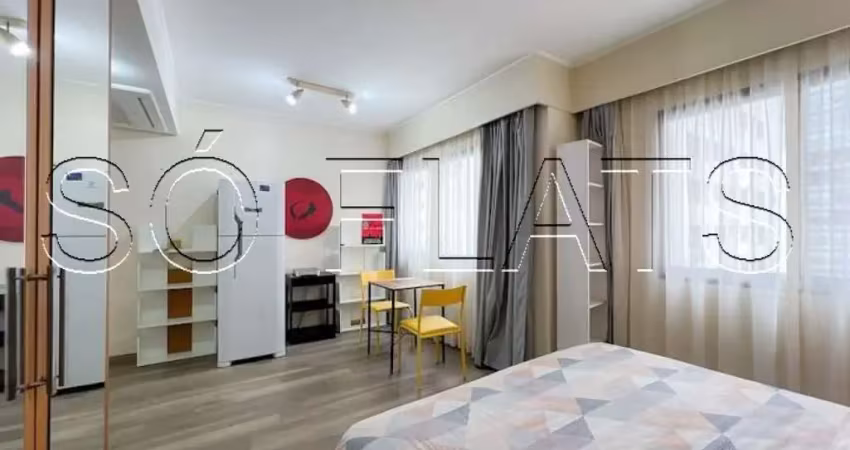 Apto com 26m² 1 dormitório 1 vaga para locação em moema