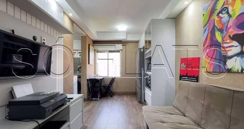 Flat São Paulo Suíte Service disponível para venda com 31m², 1 dormitório e 01 vaga de garagem