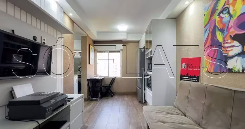 Flat São Paulo Suíte Service disponível para venda com 31m², 1 dormitório e 01 vaga de garagem