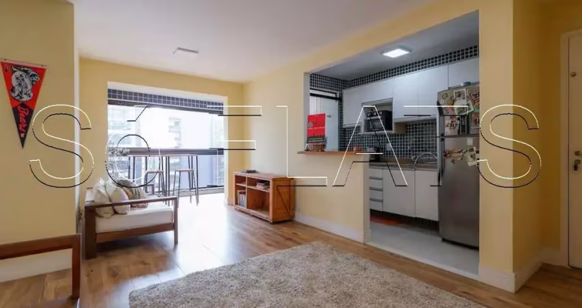 Espaço Alpha, flat disponível para locação com 57m², 02 dormitórios e 02 vagas de garagem.